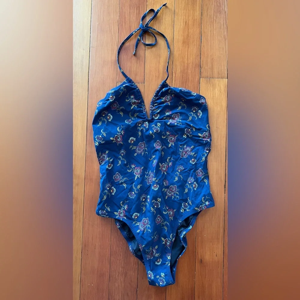 NWOT Madewell x Warm One-Piece Swimsuit in Honolulu Hibiscus - Size 6